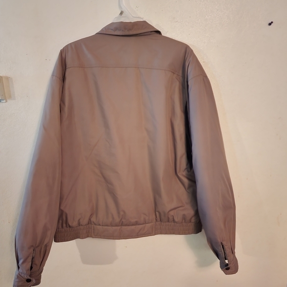 💕5 For $20 Vtg Members Only Bomber Jacket Mens Sz 46 Taupe (read description) - Picture 2 of 12